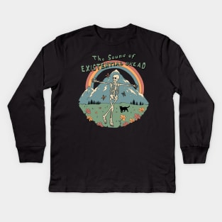 The Sound of Existential Dread Kids Long Sleeve T-Shirt